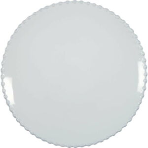 Bílý kameninový talíř Costa Nova Pearl, ⌀ 28 cm