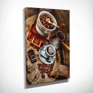 Nástěnný obraz na plátně Coffee, 30 x 40 cm