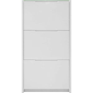 Bílý botník Actona Berlin, 65,5 x 121,6 cm
