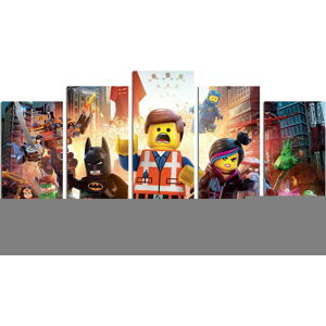 5dílný obraz Lego