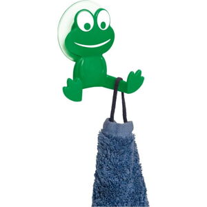 Zelený nástěnný háček Wenko Frog