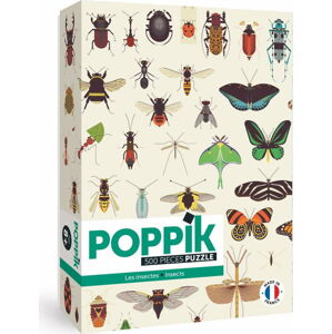 Samolepkové puzzle Poppik Hmyz, 500 dílků