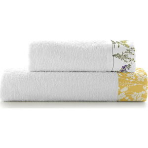 Sada 2 bavlněných ručníků Happy Friday Basic Florescence