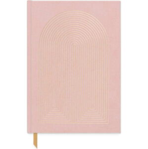 Nedatovaný diář 192 stránek formát A5 Dusty Pink – DesignWorks Ink