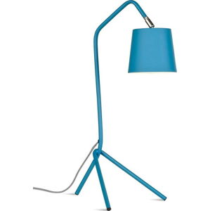 Modrá stolní lampa s kovovým stínidlem (výška 59 cm) Barcelona – it's about RoMi