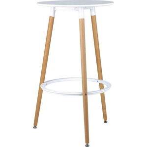 Bílo-hnědá barová stolička sømcasa Thea, výška 105 cm