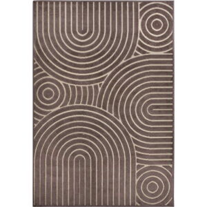 Hnědý koberec 200x285 cm Iconic Wave – Hanse Home