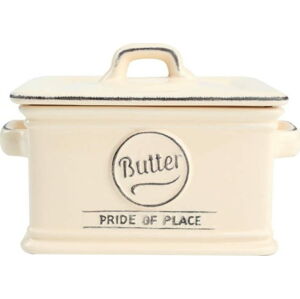 Krémová keramická máslenka T&G Woodware Pride Of Place