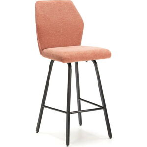 Barové židle v lososové barvě v sadě 4 ks 65 cm Bei – Marckeric