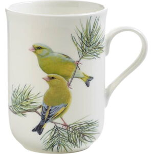 Hrnek z kostního porcelánu Maxwell & Williams Birds Greenfinches, 330 ml