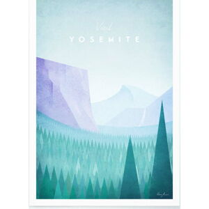 Plakát Travelposter Yosemite, 30 x 40 cm