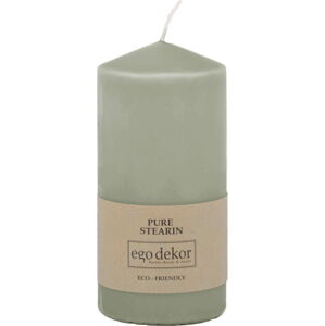 Tyrkysově modrá svíčka Eco candles by Ego dekor Top, doba hoření 30 h