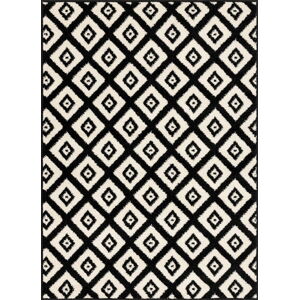 Černobílý koberec 80x120 cm Avanti – FD