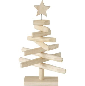 Dřevěný dekorativní vánoční stromeček Boltze Jobo, výška 37 cm