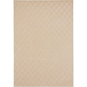 Krémový koberec Mint Rugs Shine Karro, 80 x 125 cm