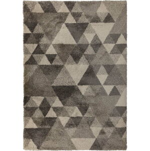Šedobéžový koberec Flair Rugs Nuru, 60 x 230 cm