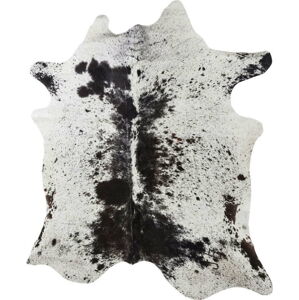 Bílo-hnědý koberec z hovězí kůže Kare Design Hide, 190 x 150 cm