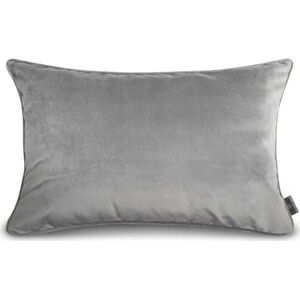 Šedý povlak na polštář WeLoveBeds Silver, 40 x 60 cm