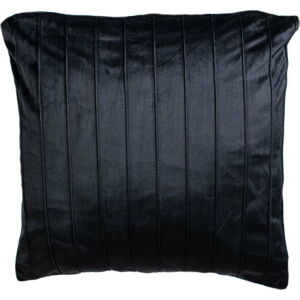 Černý dekorativní polštář JAHU collections Stripe, 45 x 45 cm