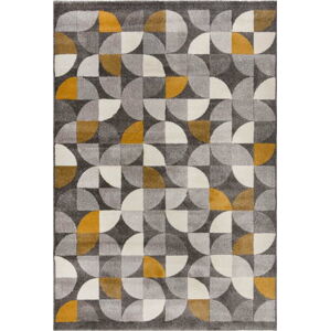 Šedo-žlutý koberec Flair Rugs Alcazar, 120 x 170 cm