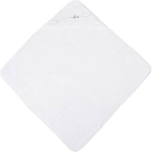 Bílá bavlněná zavinovací dětská deka 75x75 cm Bebemarin – Mijolnir
