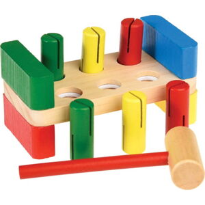 Dětská dřevěná hra s kladívkem Rex London Hammer Bench
