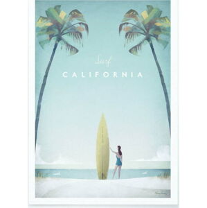 Plakát Travelposter California, 50 x 70 cm