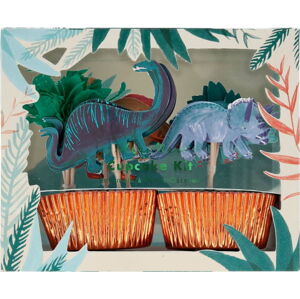 Papírové košíčky v sadě 24 ks Dinosaur Kingdom – Meri Meri