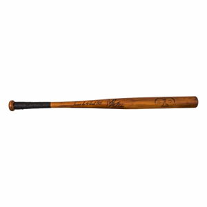 Dekorace ve tvaru baseballové pálky z borovicového dřeva a pryže Antic Line Batte, délka 86 cm