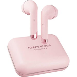 Růžová bezdrátová sluchátka Happy Plugs Air 1 Plus