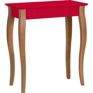 Červený psací stůl Ragaba Lillo, šířka 65 cm