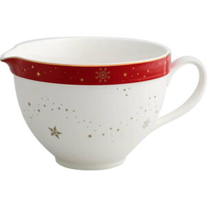 Porcelánová mísa s nálevkou s vánočním motivem Brandani Alleluia New Bone China, ⌀ 19 cm