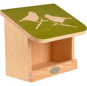 Krmítko pro ptáky z masivní borovice Esschert Design Diapozitiv, délka 23 cm
