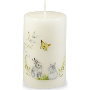 Bílá velikonoční svíčka Unipar Sweet Easter Bunny, doba hoření 40 h