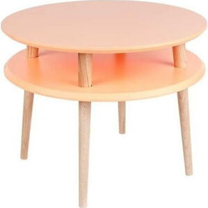 Oranžový konferenční stolek Ragaba UFO, ⌀ 57 cm