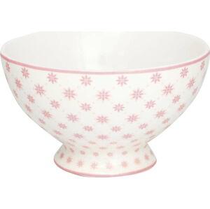 Růžová porcelánová miska na polévku Green Gate Laurie, ø 15 cm