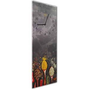Nástěnné hodiny Styler Glassclock Spoons, 20 x 60 cm