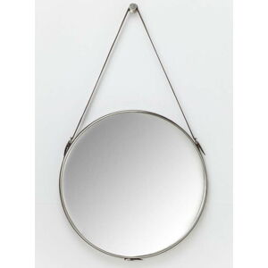 Nástěnné zrcadlo ve stříbrné barvě Kare Design Hacienda, Ø 61 cm
