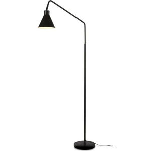 Černá stojací lampa s kovovým stínidlem (výška 153 cm) Lyon – it's about RoMi