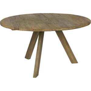 Jídelní stůl z jilmového dřeva BePureHome Tondo, ⌀ 140 cm