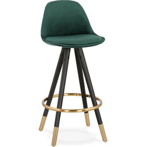 Tmavě zelená barová židle Kokoon Carry Mini, výška sedáku 65 cm