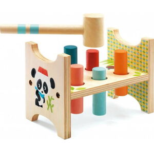 Dětská dřevěná hra Djeco Zatloukání s kolíky