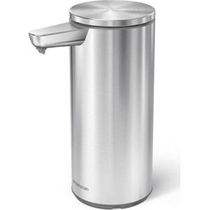 Bezdotykový ocelový dávkovač mýdla v matně stříbrné barvě 266 ml – simplehuman