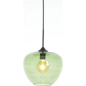 Zelené stropní svítidlo se skleněným stínidlem ø 30 cm Mayson – Light & Living