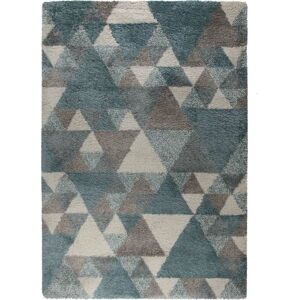 Modro-šedý koberec Flair Rugs Nuru, 160 x 230 cm