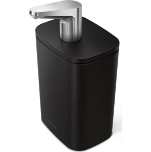 Matně černý ocelový dávkovač mýdla 473 ml Pulse – simplehuman