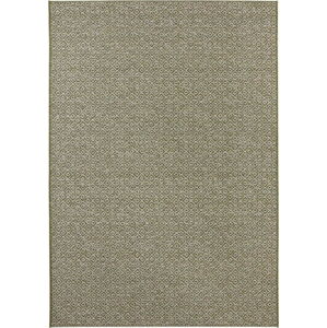 Zelený koberec vhodný i na ven Elle Decor Bloom Croix, 160 x 230 cm