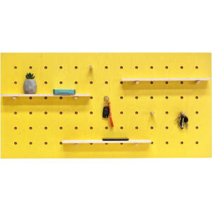 Žlutý nástěnný organizér Ragaba TRIVENTI, 120 x 60 cm
