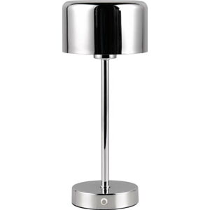 LED stmívatelná stolní lampa v leskle stříbrné barvě (výška 30 cm) Jeff – Trio