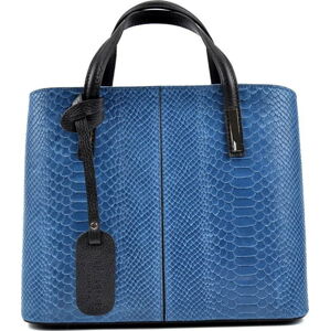 Modrá kožená kabelka Roberta M Gia